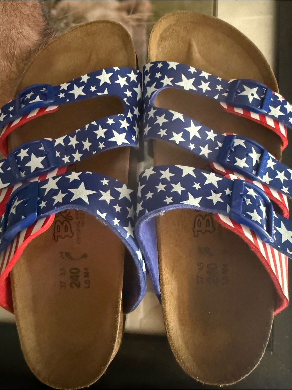 Gently worn Birkenstocks size 7